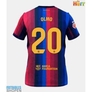 Billiga Barcelona Dani Olmo #20 Hemmatröja 2026-27 Kortärmad